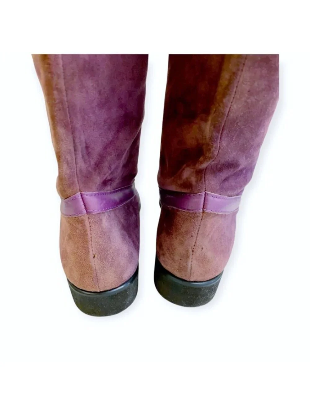 Vintage Rare Kansai by Giancolombo Purple Suede Boots